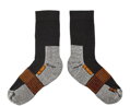 MERINO TREK Sock black/grey