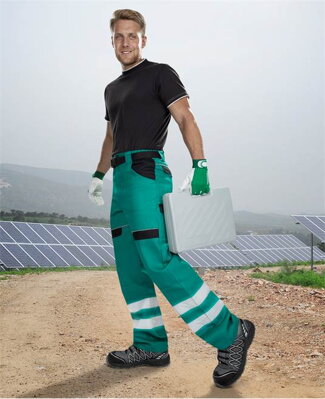 Reflexné nohavice do pása ARDON® COOL TREND zelené