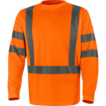 Reflexné tričko s dlhými rukávmi COMO oranžové