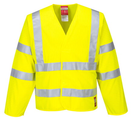 Hi-Vis Antistatická blúza - Plameňu odolná