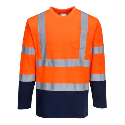 Bavlnené tričko Hi-Vis Comfort L/S