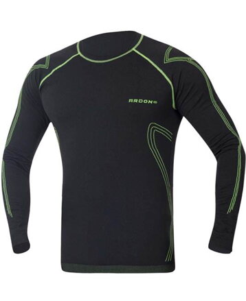 Funkčné tričko ARDON®LYTANIX dl.rukáv čierna-zelená S