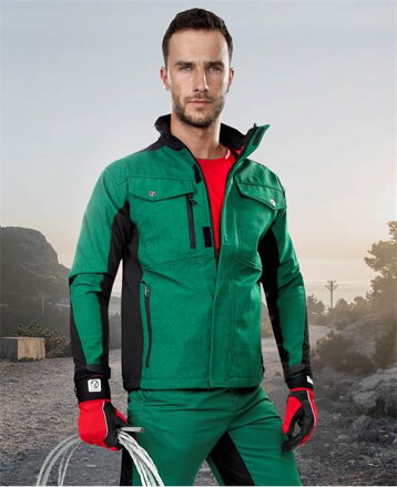 Softshellová bunda ARDON® PRE100 zeleno-čierna
