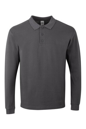 HOBART - UNISEX POLO TRIČKO S DLHÝM RUKÁVOM