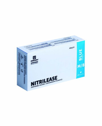 ARDON A5035 Jednorázové rukavice ARDON®NITRILEASE BLUE - nepudrované - modré 07