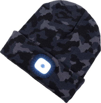Zimná čiapka s LED svietlom ARDON®BOAST, Camo čierna