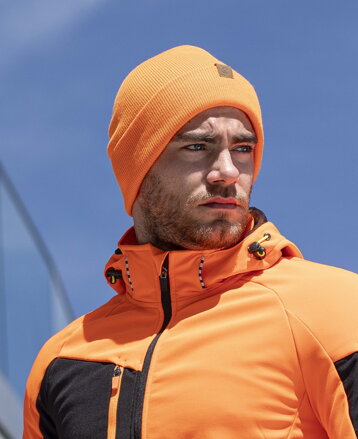 Zimná čiapka pletená ARDON®BARRDY hi-vis oranžová