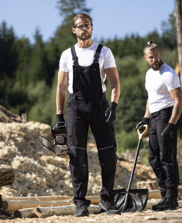 ARDON H6642 Nohavice s náprsenkou ARDON®4Xstretch® čierna 46