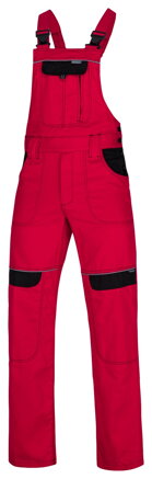 ARDON H8108 Nohavice s náprsenkou  COOL TREND červené