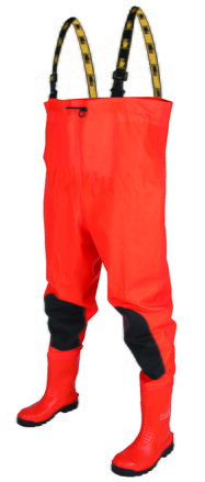 ARDON G5009 Bezpečnostné čižmy CHEST WADERS  Max S5  Fluo orange 40