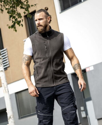 Pásnka vesta fleece ARDON® MARTIN hnedá