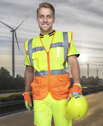 Manažérská výstražná vesta ARDON® SIGNAL , žlto-oranžová