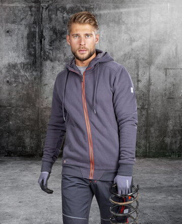 Mikina ARDON® M003 sivo-červená