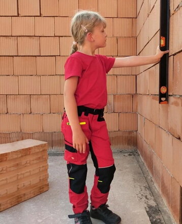 Detské nohavice ARDON® 4Xstretch®  červené