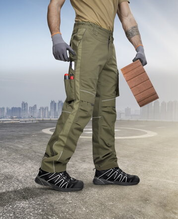 Nohavice do pása ARDON® URBAN+ khaki skrátené