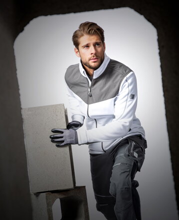 Mikina ARDON® SoftFLEECE COMBO biela 
