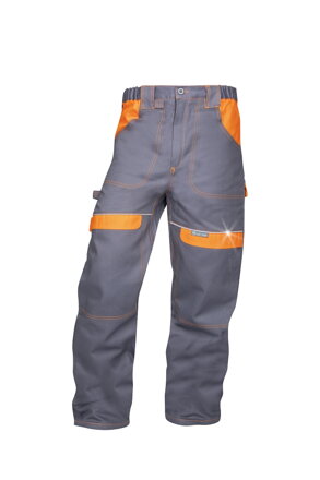 Skrátené nohavice do pása ARDON® COOL TREND sivo-oranžové