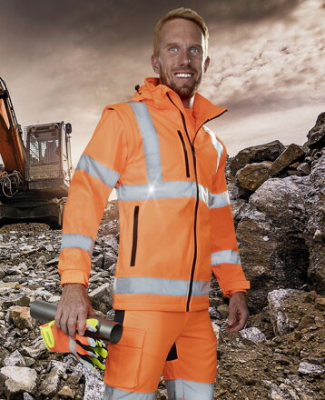 Bunda softshelová ARDON® REF502 hi-viz oranžová