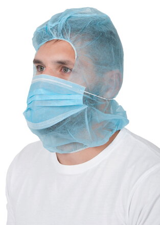 PP kukla s rúškom ARDON® Astro-cap biela, 50ks