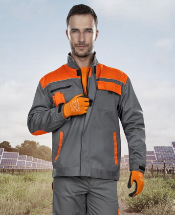 Blúza ARDON® 2STRONG sivo-oranžová