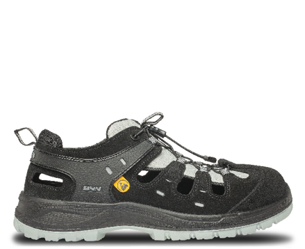 BOMBIS LITE S1P ESD NM Grey Sandal