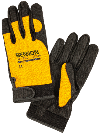 KALYTOS Gloves yellow/black