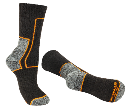TREK Sock black/orange
