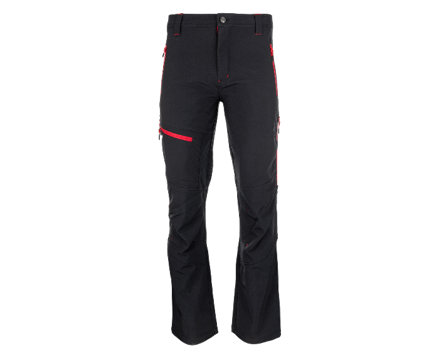 FORCE Trousers black/red
