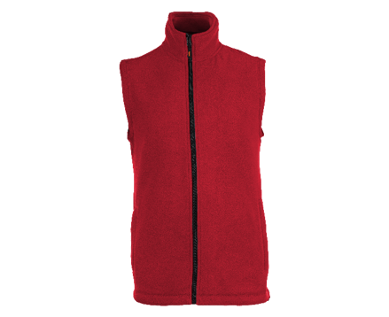 FLEECE Vest red