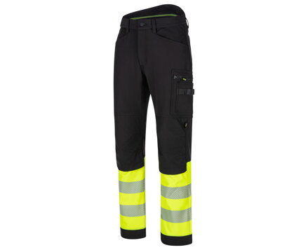 REFLECTOS Trousers black/yellow