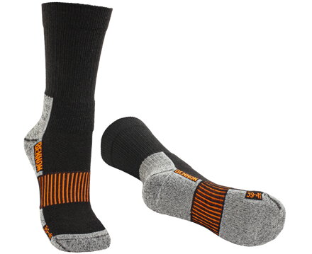 MERINO TREK Sock black/grey