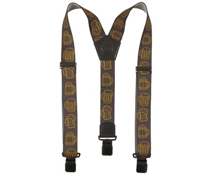 BENNONKY Beer Braces black/yellow