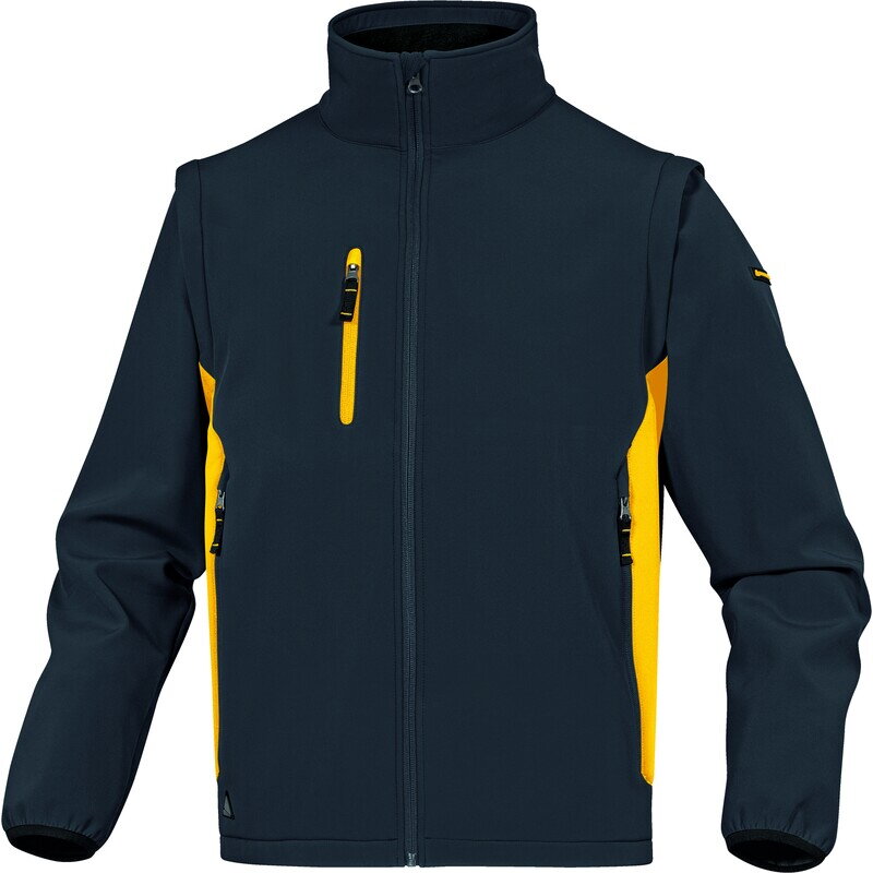 Softshell bunda MYSEN2, sivožltá