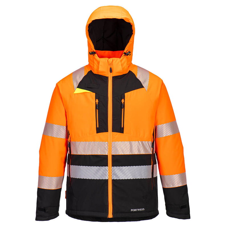 DX4 Zimná bunda Hi-Vis triedy 2
