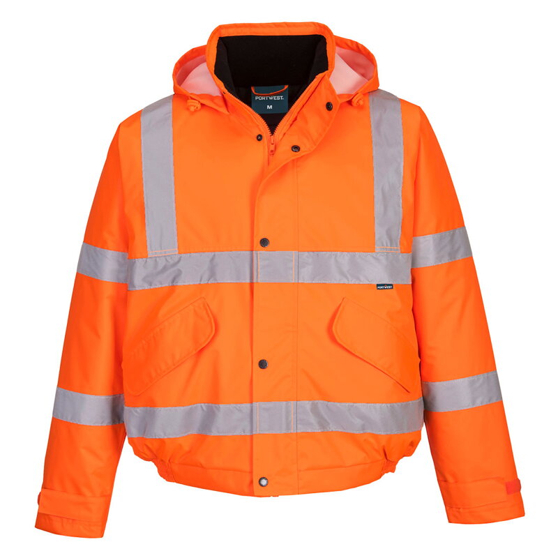 ES1 Essential Hi-Vis zimná bomber bunda