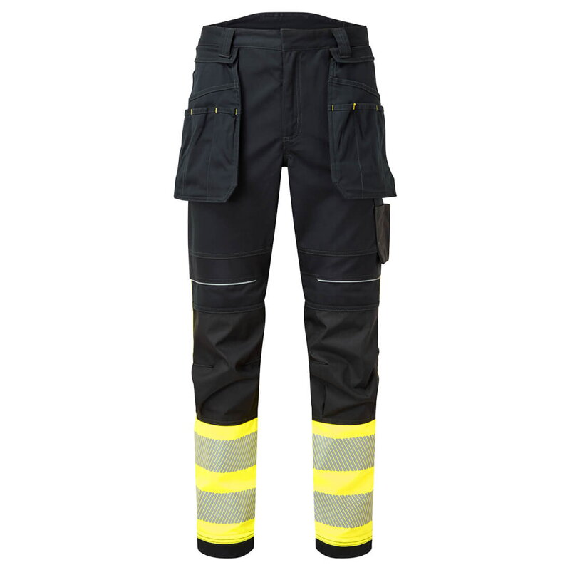 PW3 FR (nehorľavé) modalflame púzdrové nohavice Hi Vis trieda 1