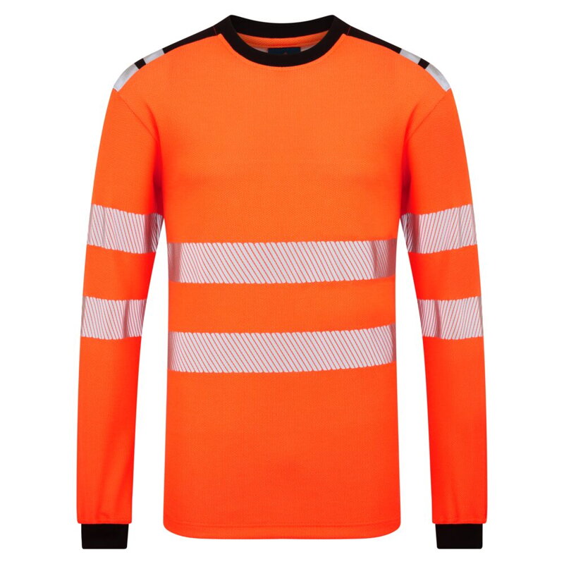 PW3 Modaflame pletené Hi-Vis FR tričko s dlhým rukávom