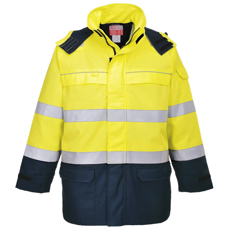 Nehorľavá vetrovka Bizflame Rain+ Hi-Vis Arc