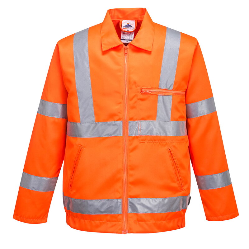 Hi-Vis Poly-bavlnená Bomber bunda