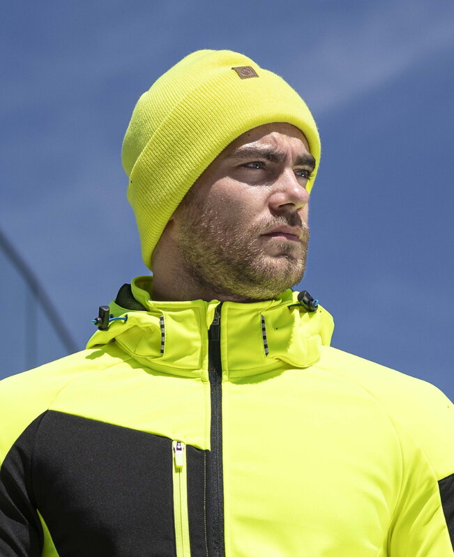 ARDON H6184 Zimná čiapka pletená BARRDY hi-vis žltá