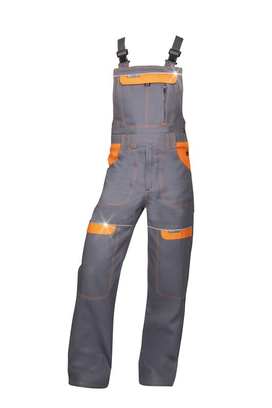 ARDON H8408 Nohavice s náprsenkou ARDON® COOL TREND sivo-oranžové ARDON H8408 Nohavice s náprsenkou ARDON® COOL TREND sivo-oranžové