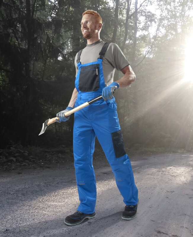 Nohavice s náprsenkou ARDON® 4TECH 03 modro-čierne predĺžené Nohavice s náprsenkou ARDON® 4TECH 03 modro-čierne predĺžené