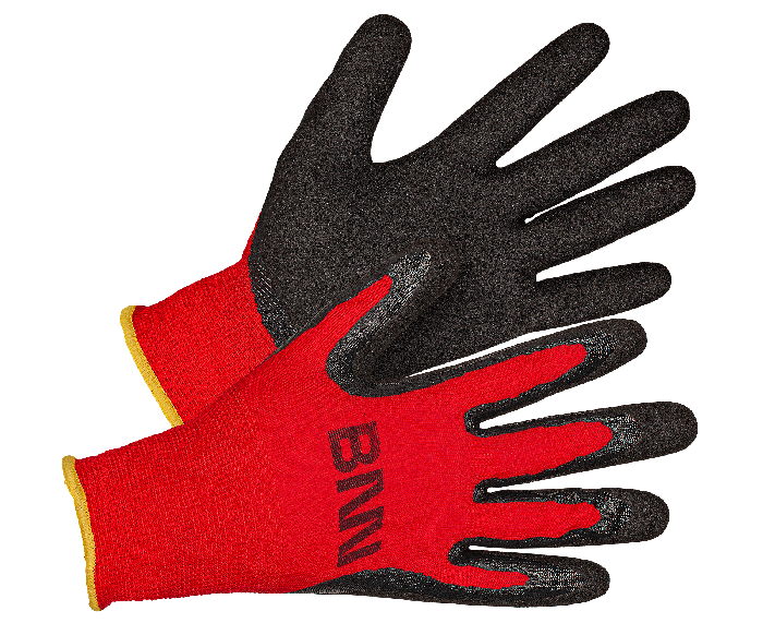 MANOS Gloves black/red
