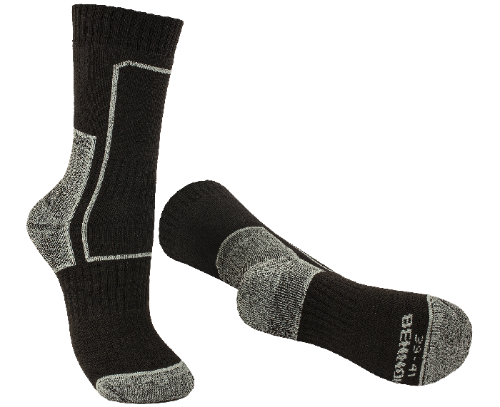 TREK Sock black/grey