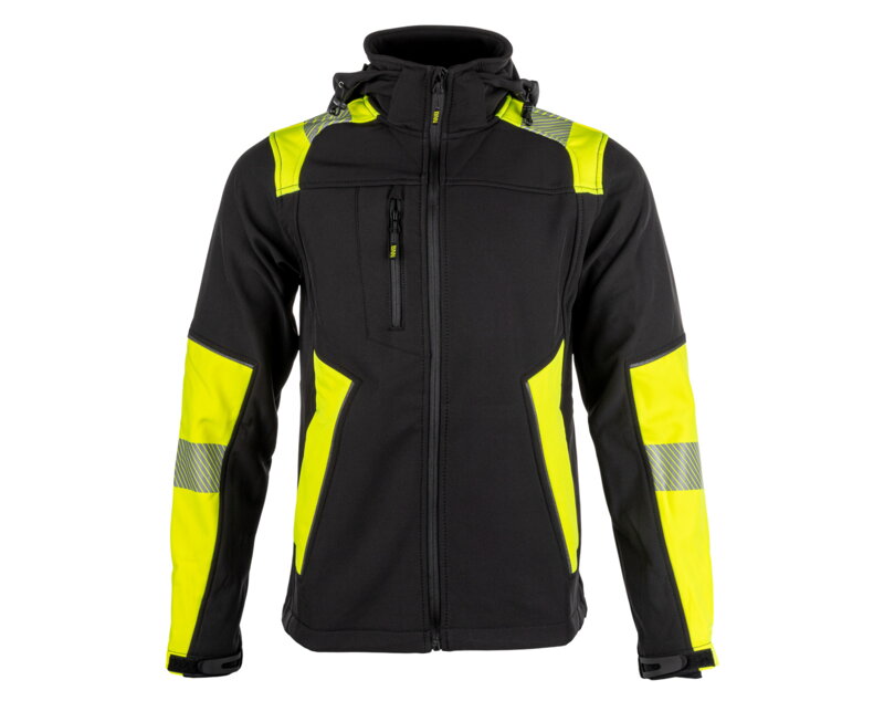 REFLECTOS Jacket black/yellow