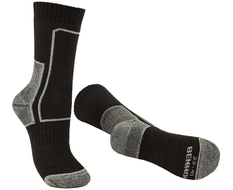TREK Sock black/grey