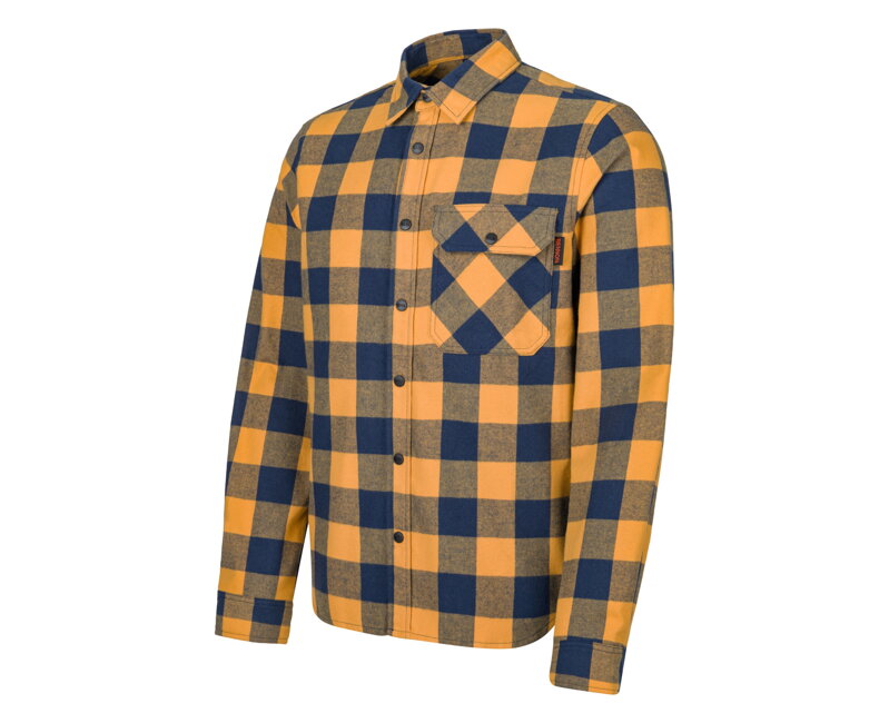 PIPPO Shirt ocher/blue