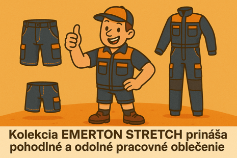 Pracovné oblečenie EMERTON STRETCH – pohodlie a flexibilita pre profesionálov