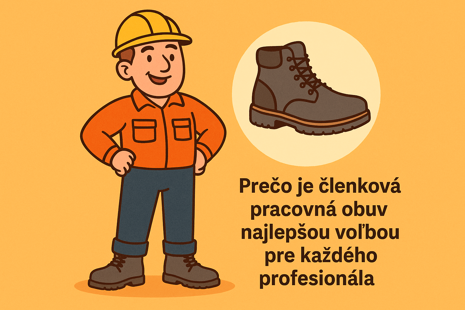 Detail členkovej pracovnej obuvi na pracovisku – bezpečná a stabilná pracovná obuv pre profesionálov.
