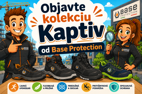 Prémiová kolekcia obuvi Base Protection Kaptiv